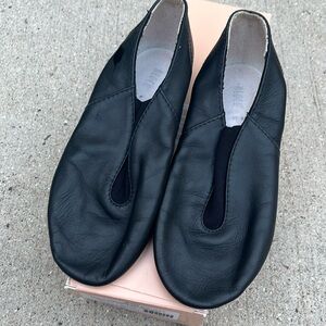 Bloch Super Jazz Shoes Girls Leatger Black Split Sole (Size 12)